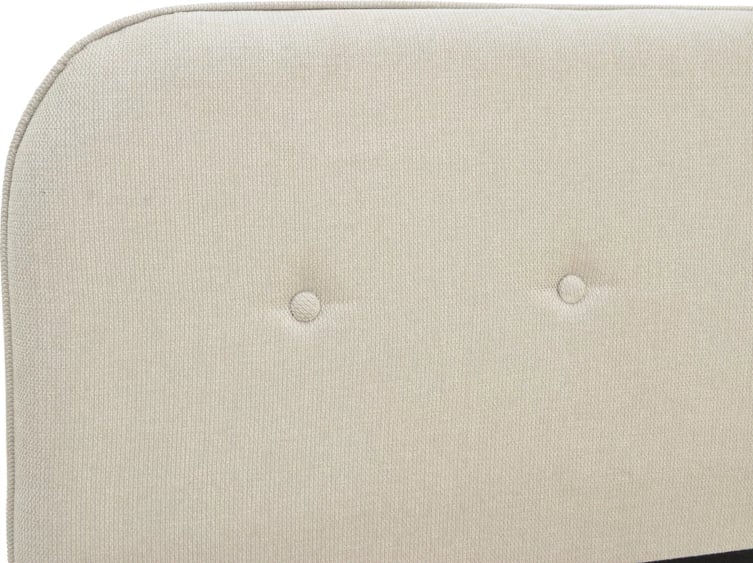 Krevat LumiLux, material stof, ngjyrë bezhë, 100x200cm