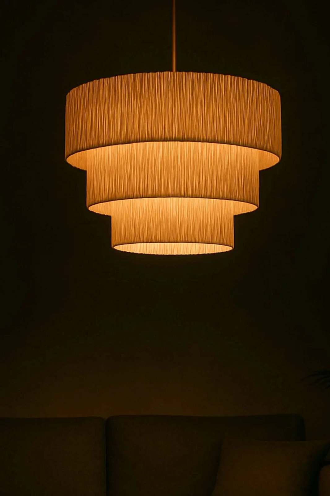 Llambë tavani Opviq, Trivela, krem, kapak makrame