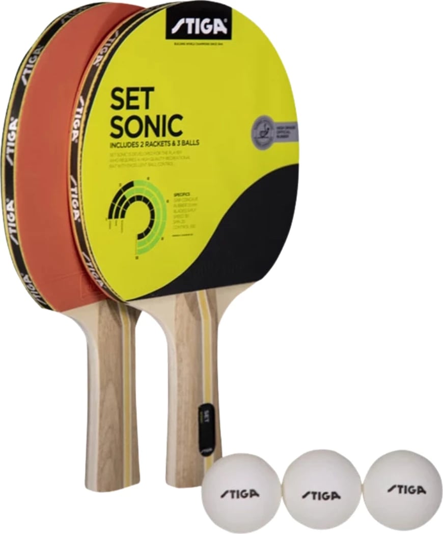 Set raketash pingpongu STIGA për të gjithë