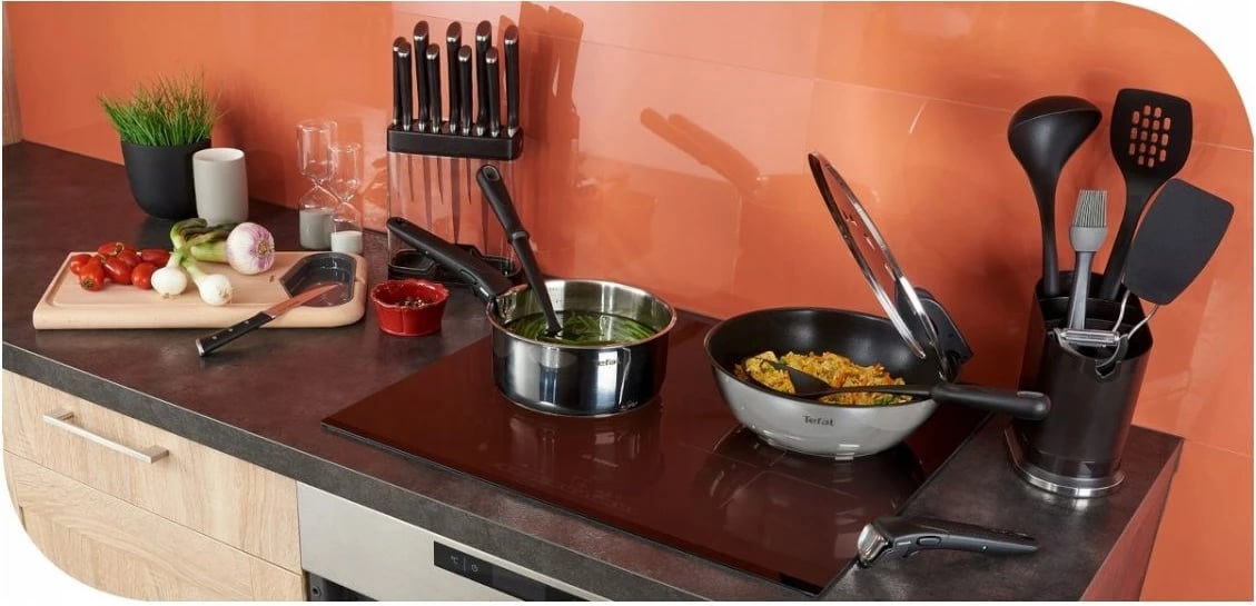 Lugë me vrima Tefal Ingenio K2060314, e zezë