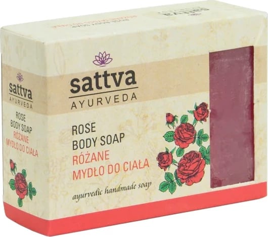 Sapun trupi për femra Sattva Glycerin Rose, 125g