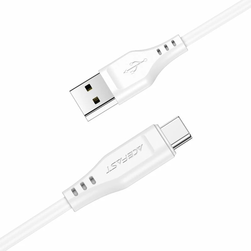 Kabllo USB Acefast C3-04, 1.2m, 3A, e zezë
