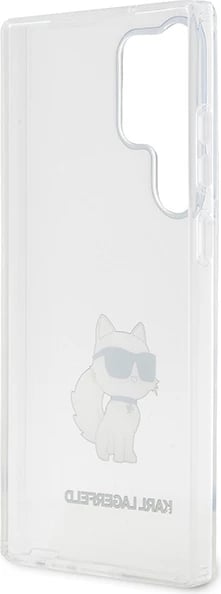 Mbështjellës Karl Lagerfeld Choupette për Samsung Galaxy S23 Ultra, Transparent