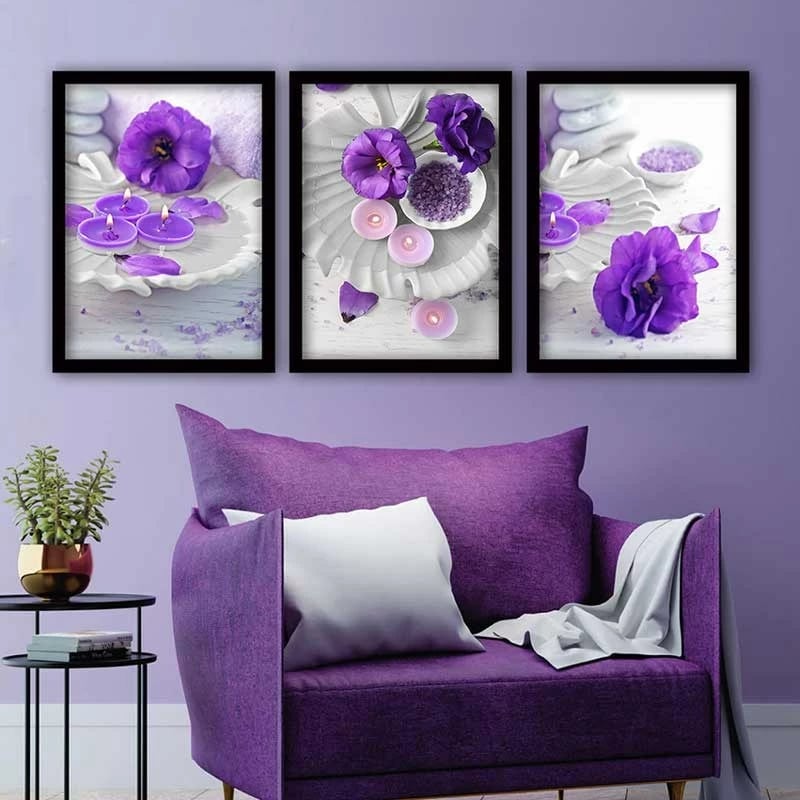 Pikturë dekorative me kornizë (3 copë), Wallity, 3SC_85309030_3545