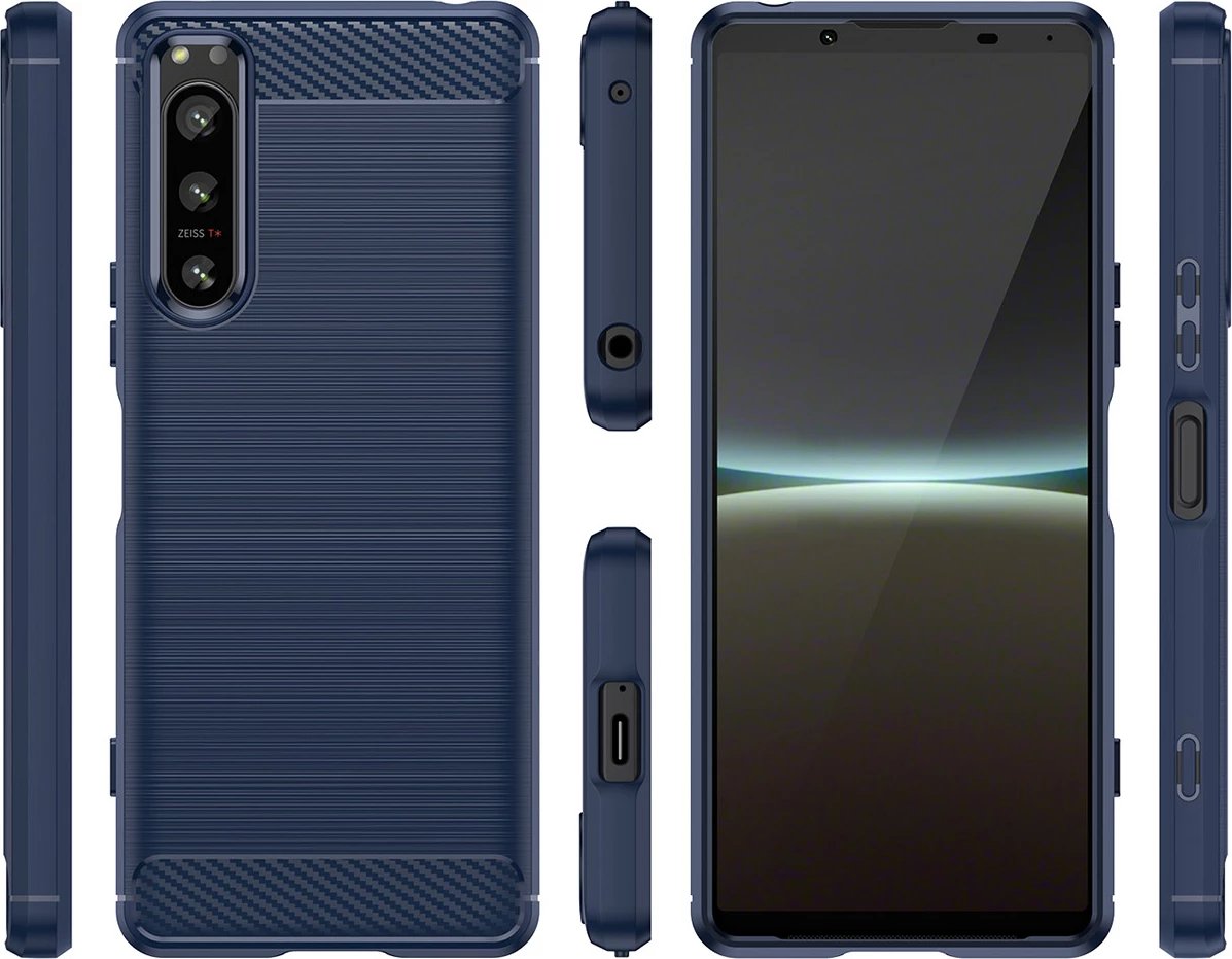 Mbështjellës Hurtel Thunder Case për Xiaomi Poco F4 5G, TPU, Blu