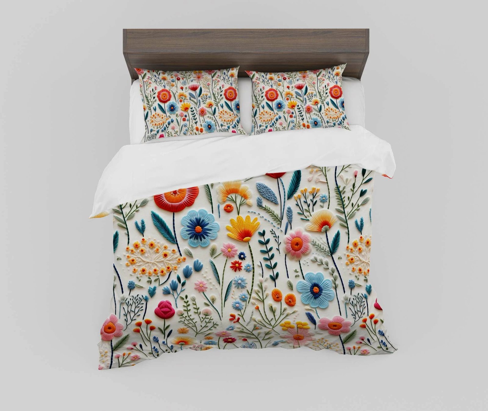 Set mbulesë për jorgan King, shumëngjyrëshe, L'essentiel, FLW_DVT25-3