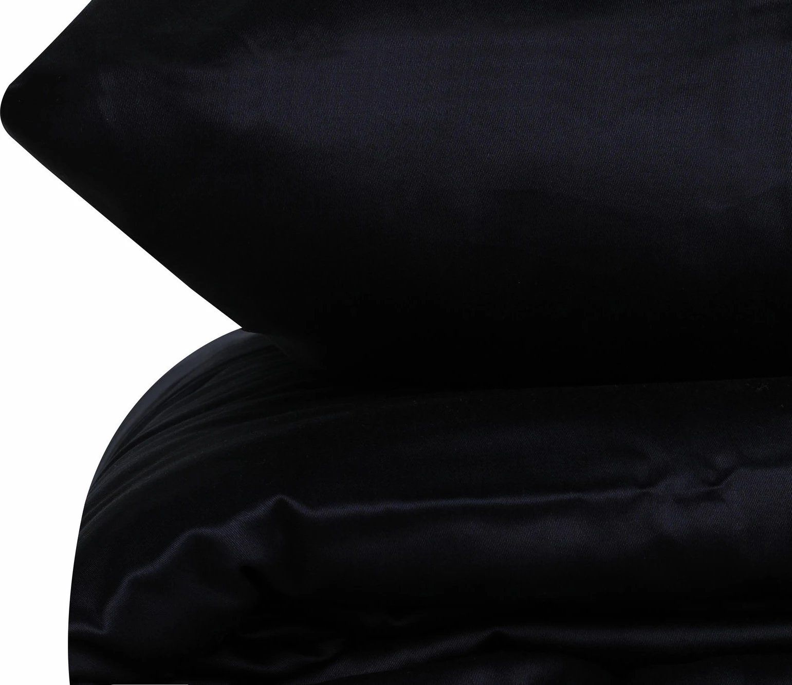 Set mbulesë jorgani king satin, ngjyrë e kaltër e errët, L'essentiel