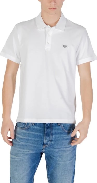 Polo për meshkuj Emporio Armani Underwear, e bardhë