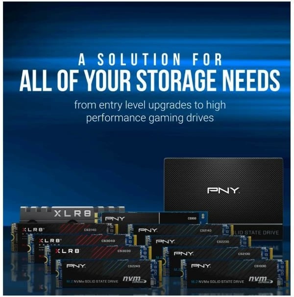 SSD PNY CS2230, 1TB, M.2 2280, NVMe, PCI-Express, Zi