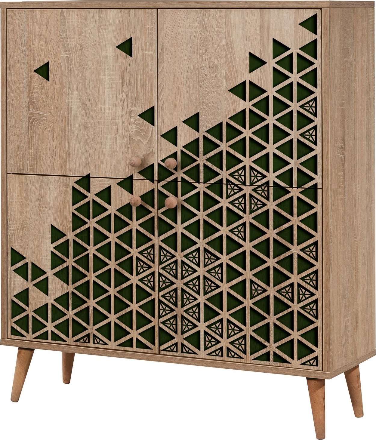 Dollap multifunksional Hanah Home, Multilux-121, ngjyrë lisi Sonoma