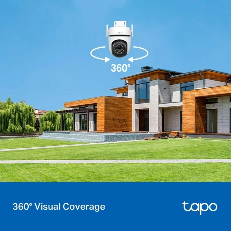 Kamerë sigurie TP-LINK Tapo C520WS, 2K QHD, pan/tilt, IP66, e bardhë