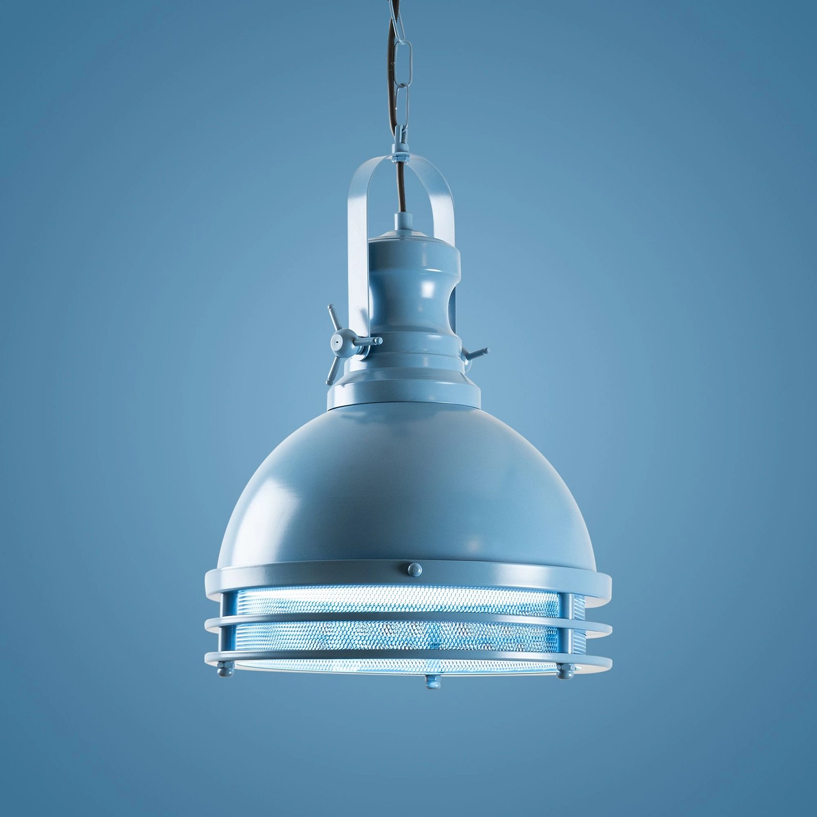 Llambë tavani Opviq, Saglam 3762, ngjyrë kaltër e çelët