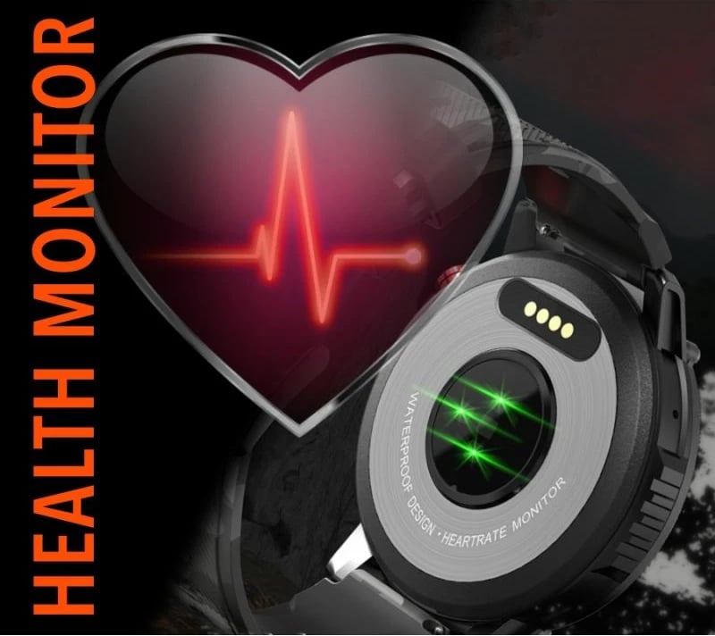 Smartwatch për meshkuj Rubicon, e zezë/camo