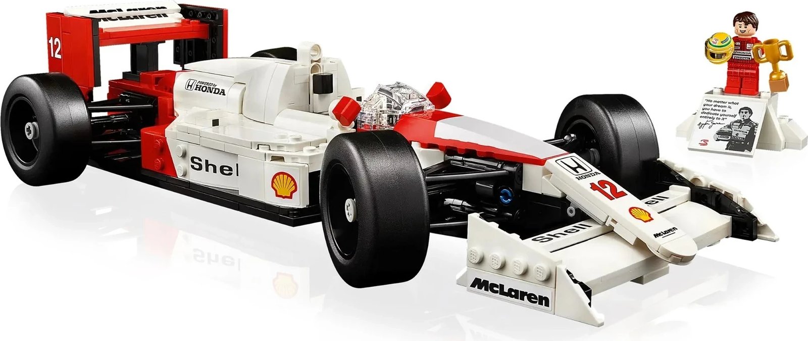 Set LEGO ICONS McLaren MP4/4 & Ayrton Senna