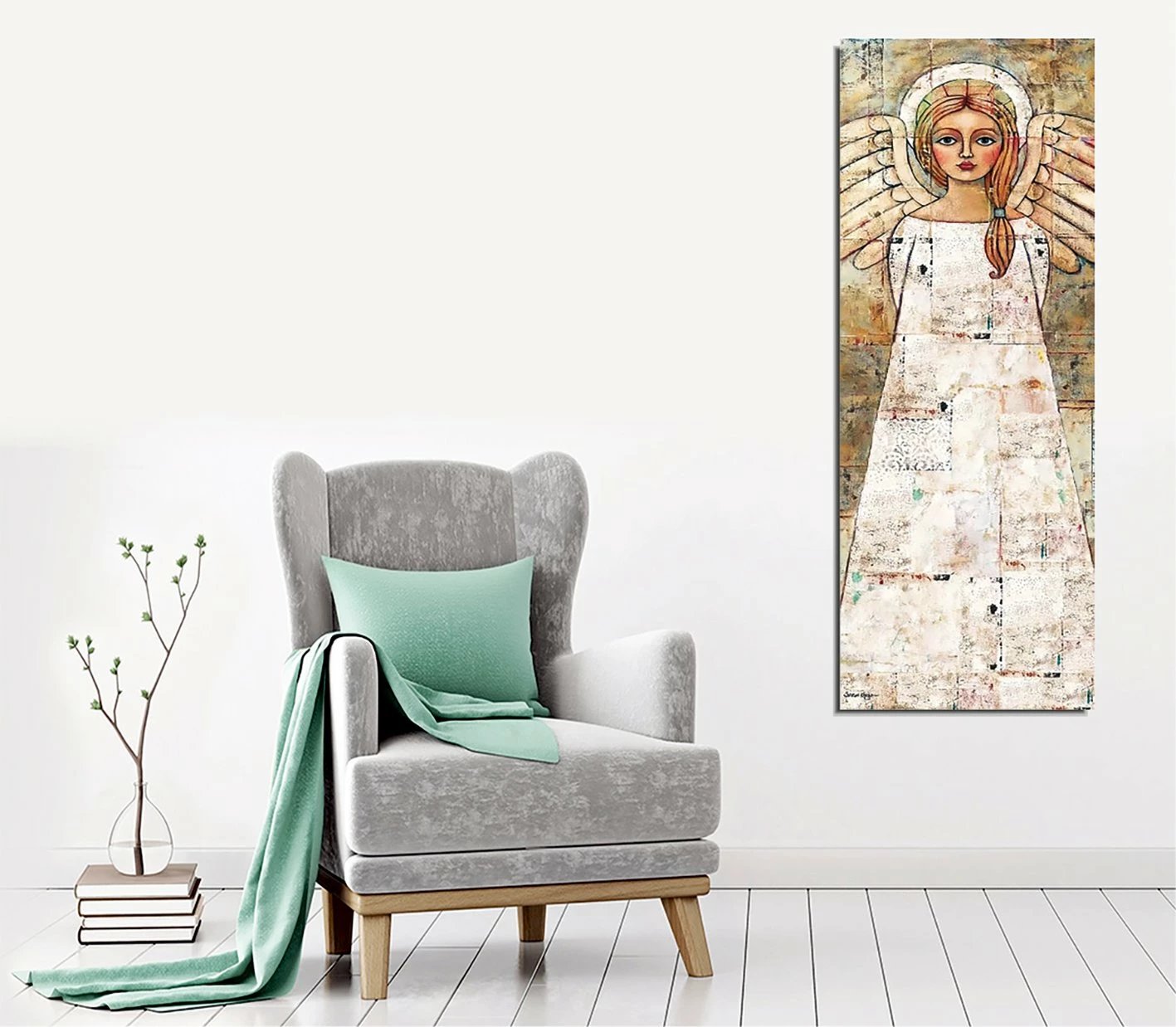 Pikturë dekorative në kanavacë Wallity, PC334, shumëngjyrëshe, 30x80cm