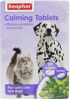 Tableta qetësimi Beaphar, për qen & mace, 20 copë