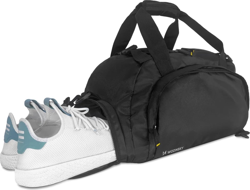 Çantë sportive/udhëtimi Wozinsky WSB-B01, 16L, 40x20x25cm, e zezë