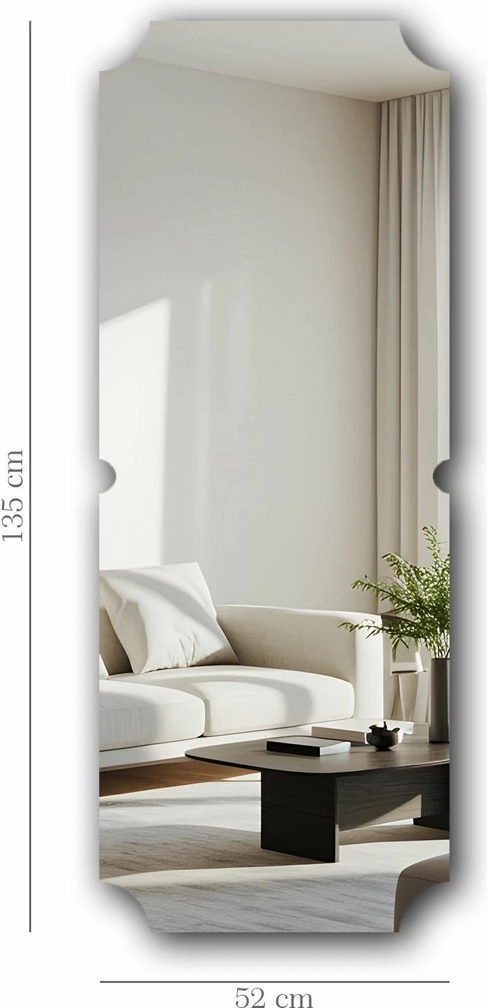 Pasqyrë dekorative Skye Decor, multikolor, 52x135cm