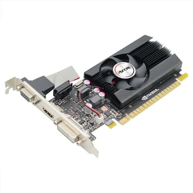 Kartelë grafike AFOX GeForce GT710, 4 GB DDR3, Gjelbër