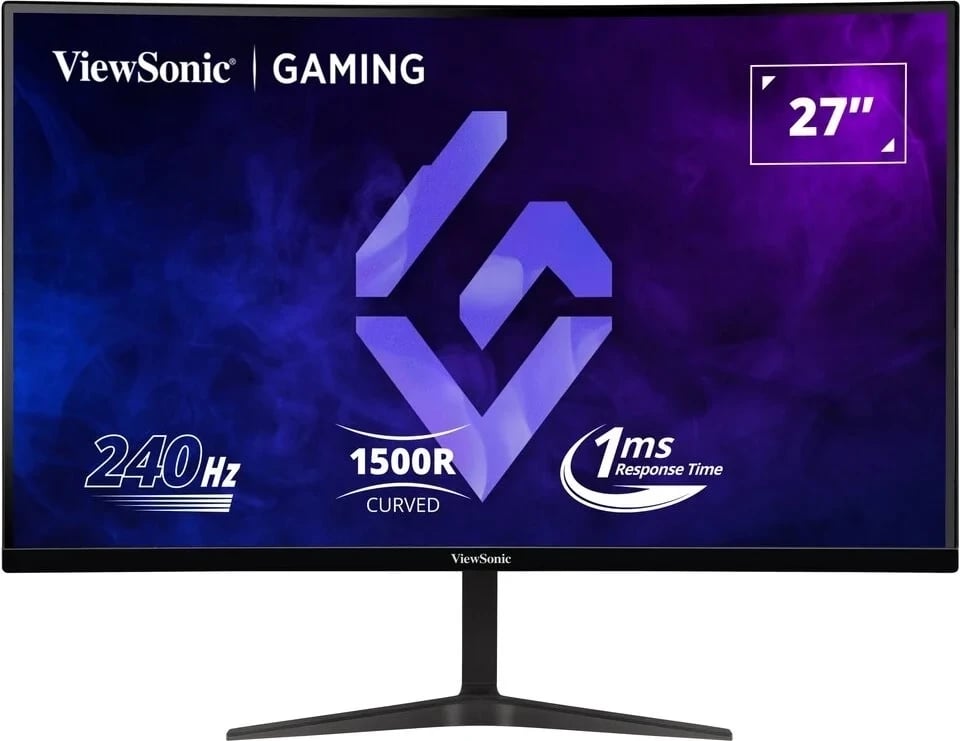Monitor ViewSonic VX2719-PC-mhd 27 inç, VA, FHD, 1 ms, 240 Hz, i lakuem, FreeSync, zi