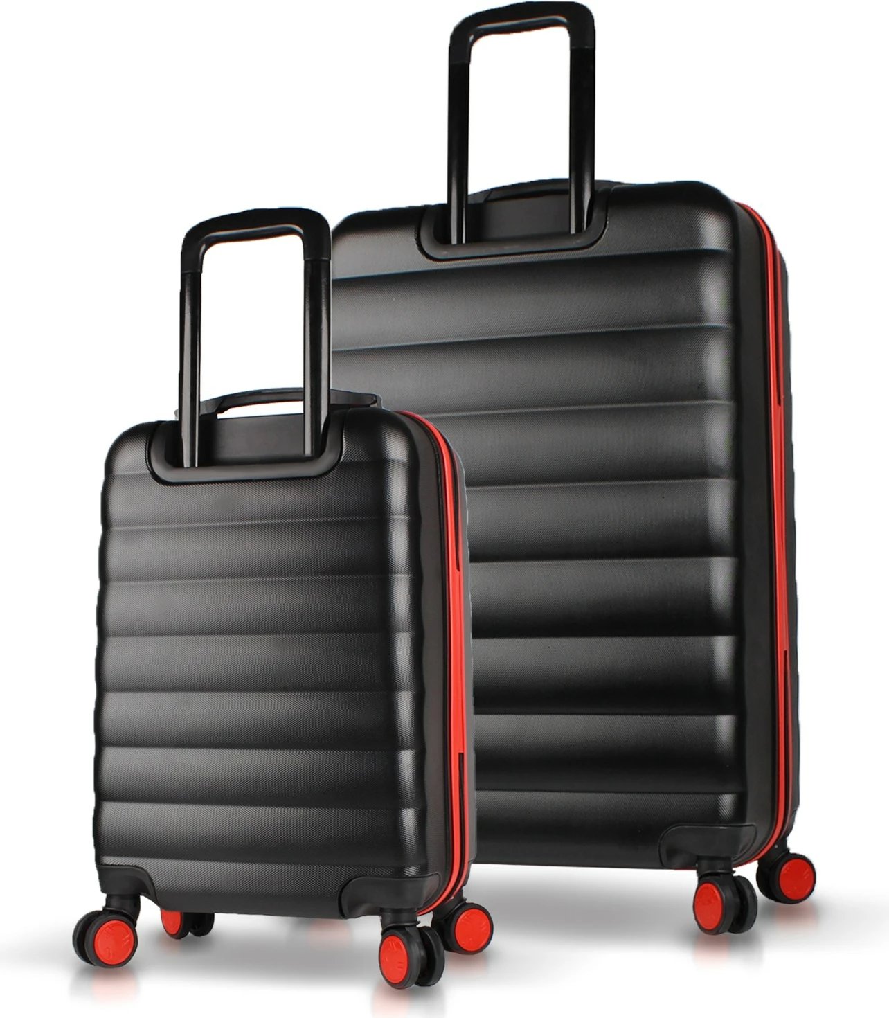 Set valixhesh (2 copë), ngjyrë e zezë, Zoozie Bags, 6537