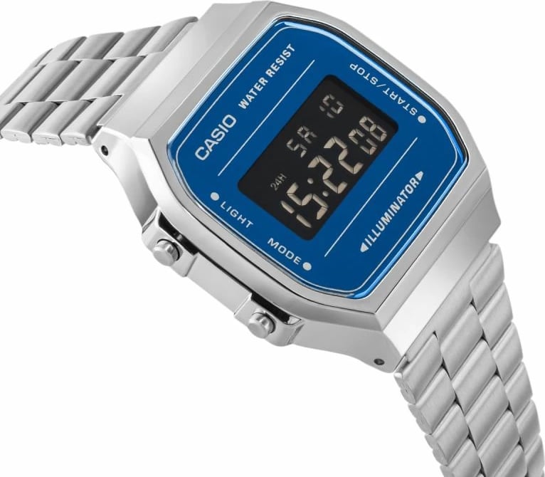 Orë dore për meshkuj CASIO, argjend