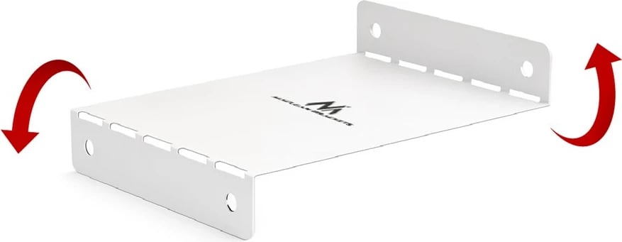 Organizues kabllosh nën tavolinë Maclean MC-107 W, çelik, i bardhë