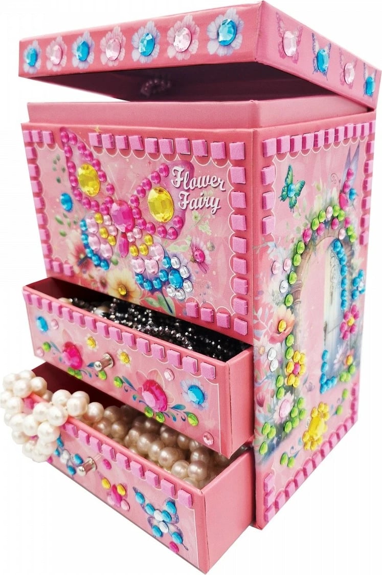 Kuti bizhuterish dekorative Stnux Flower Fairy Bellisa Toysinn me 2 sirtarë, 500+ elemente zbukurimi, shumëngjyrëshe, për vajza