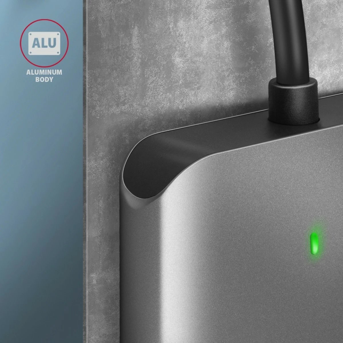 Lexues kartelash AXAGON CRE-S3C, USB-C, 3 slote, alumini, Gri