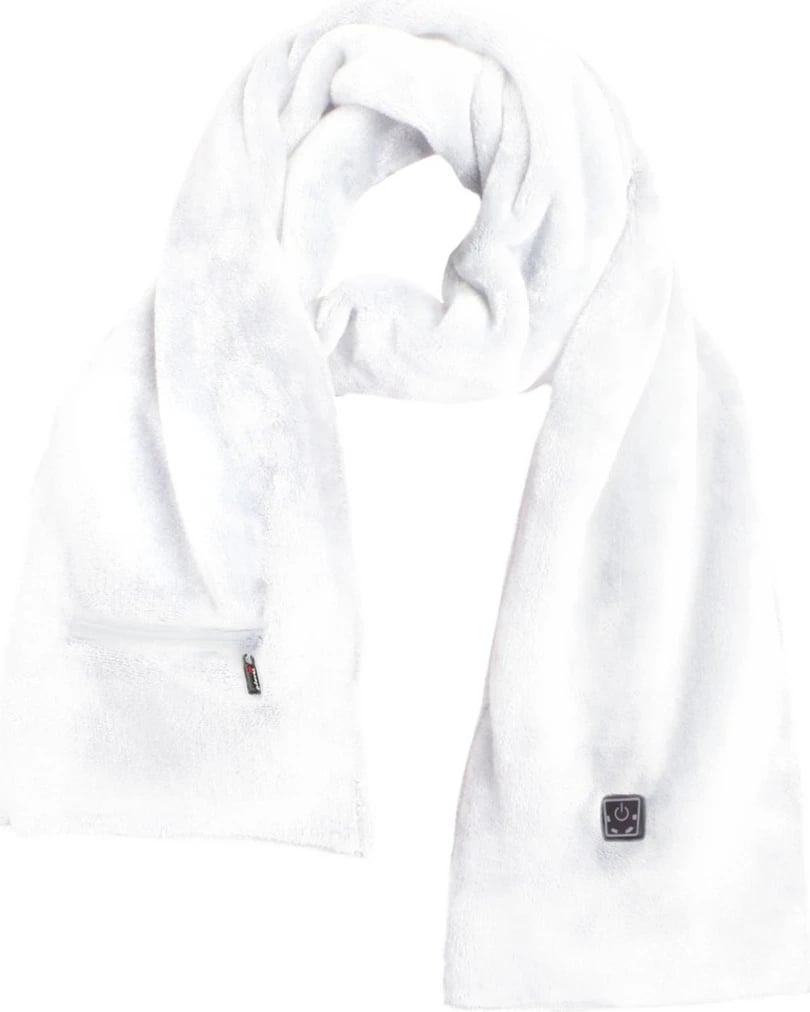 Shall i ngrohtë Glovii GA1W për sporte dimërore, Unisex, Poliestër, Bardhë