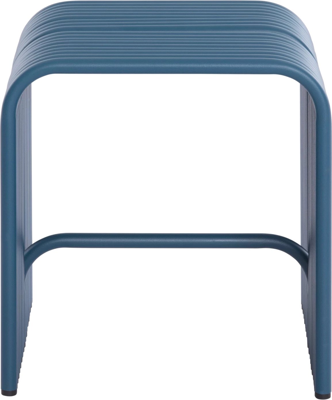 Karrige pa mbështetëse INTREPID, alumin, ngjyrë kaltër, 40x38x42.5cm