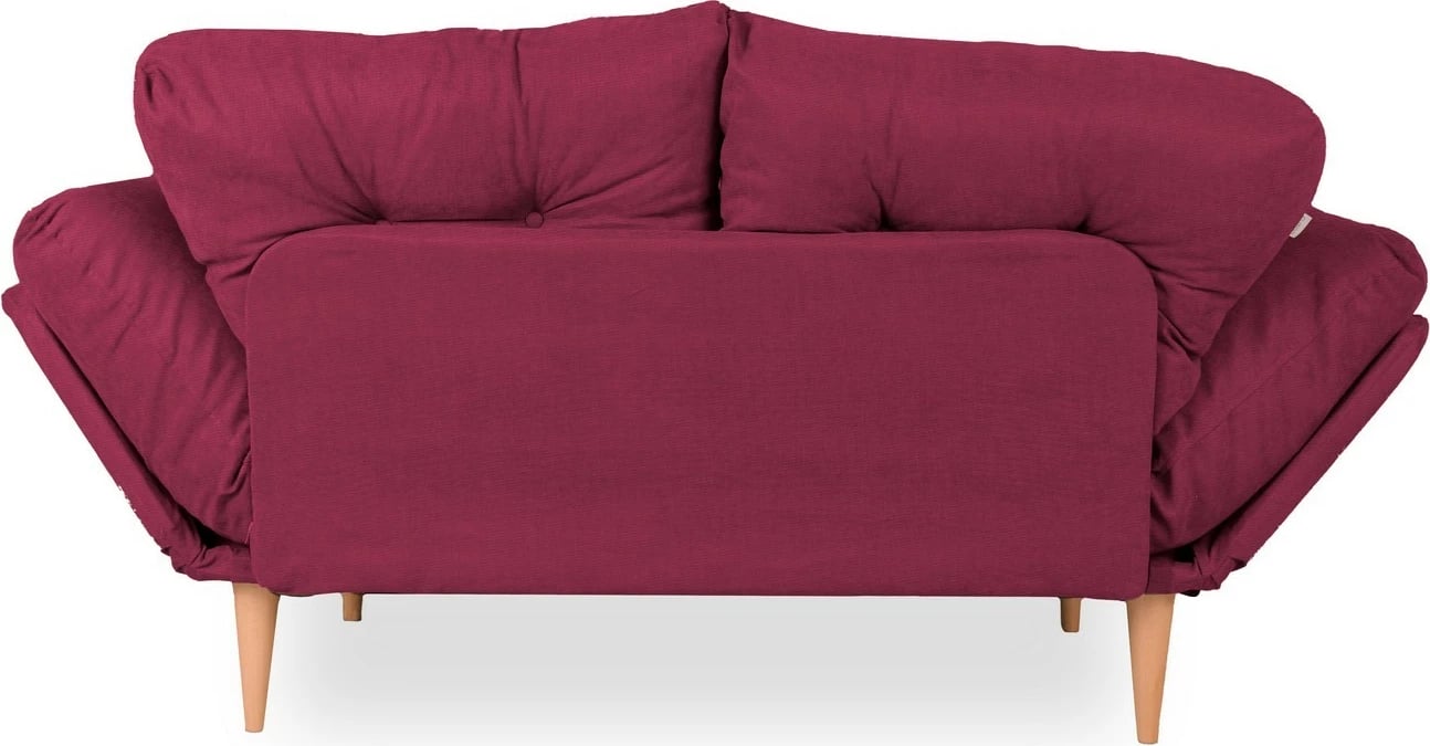 Divan-krevat treshe, ngjyrë e kuqe e errët, Nina Daybed, Atelier del Sofa, GR105