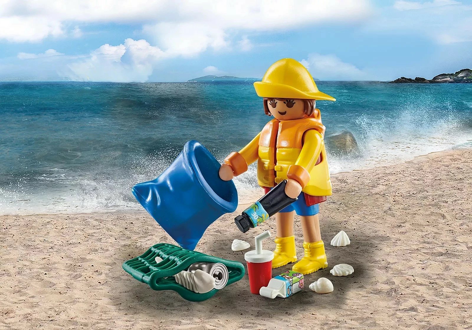 Figurë lodër Playmobil Special Plus 71163 Ekologjistja me aksesorë, set 17 pjesë
