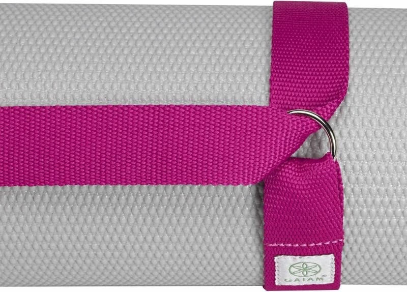 Rrip për tapet joga GAIAM, 6mm, rozë
