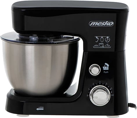 Mikser planetar tavoline, Mesko MS 4217, 3.5L, 6 shpejtësi, 1200W, tas çelik inox