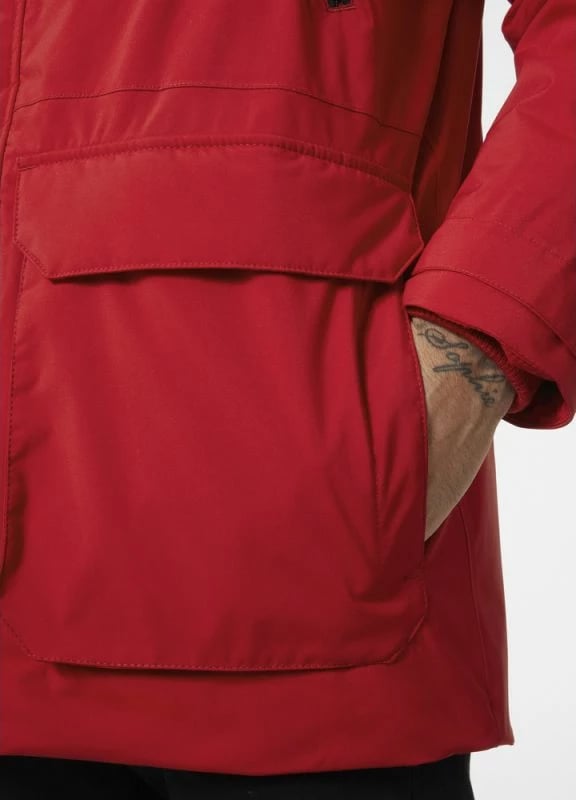 Jakne për meshkuj Helly Hansen, e kuqe