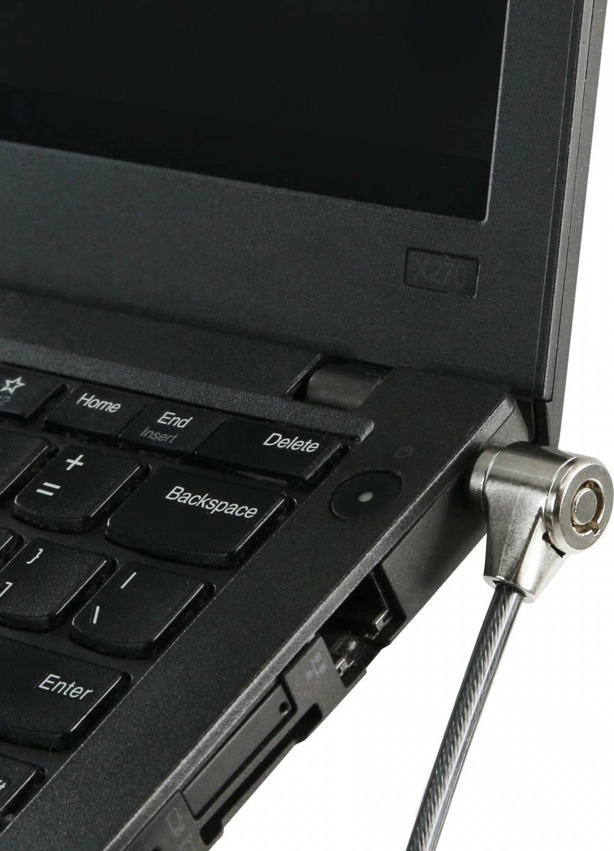 Kabllo sigurie për laptop DICOTA BASE XX, D31938, me çelës, 1.5m, zi/argjendtë