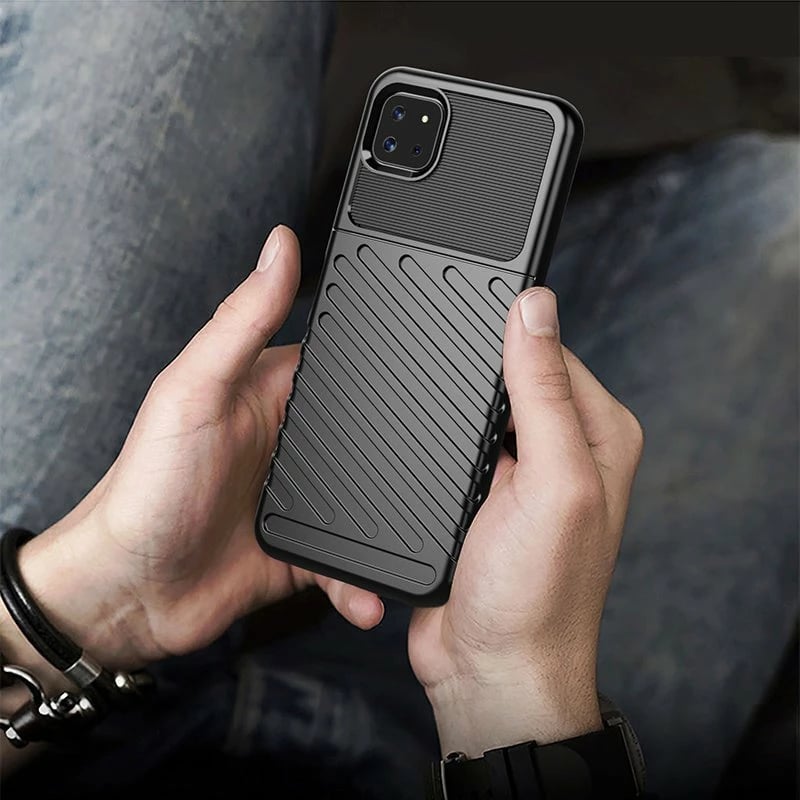 Mbështjellës Hurtel Thunder Case për Samsung Galaxy A22 5G, TPU, Blu