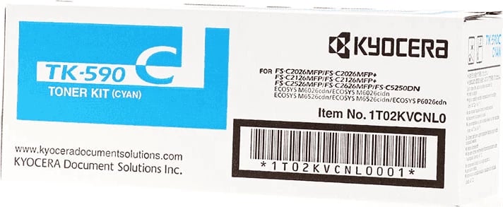 Toner Kyocera TK-590C / 1T02KVCNL0 5000 faqe cyan