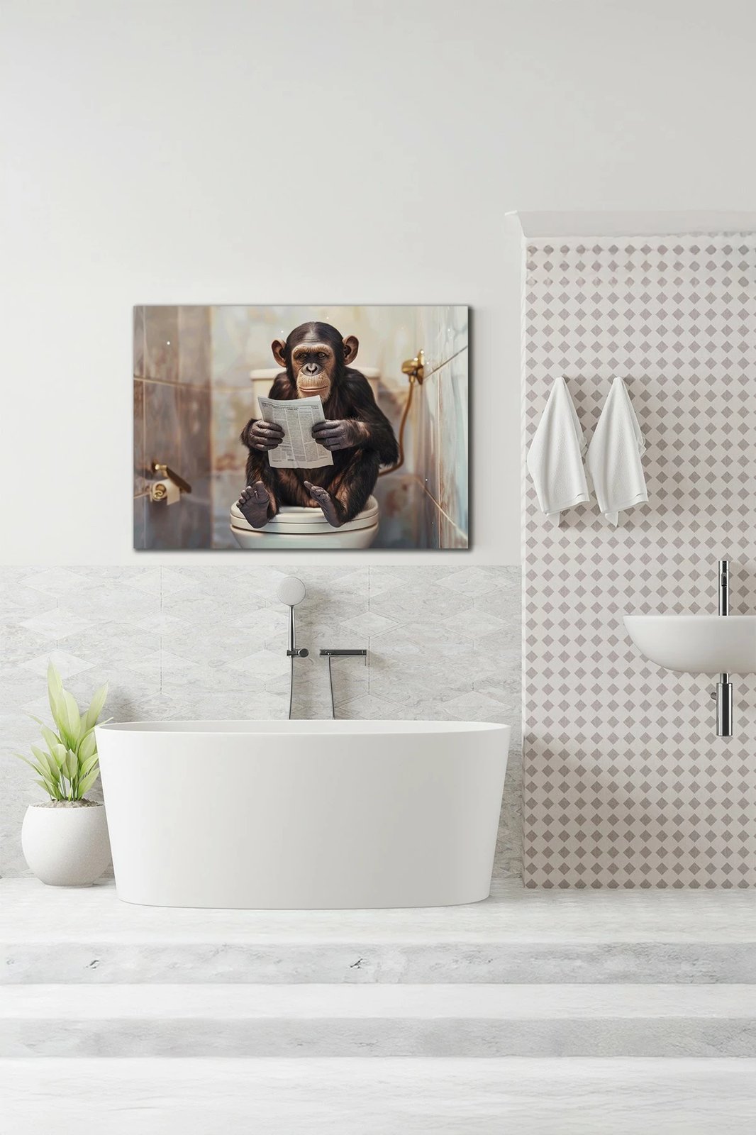 Pikturë dekorative në kanavacë, shumëngjyrëshe, Wallity, Ersyaıhyvn42, 70x100cm