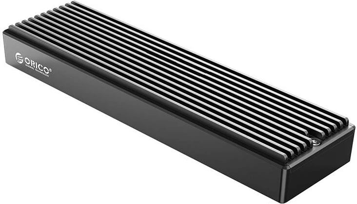 Kasë Orico NVME M.2, 10gbps, USB-A në USB-C + USB-C në USB-C, e zezë