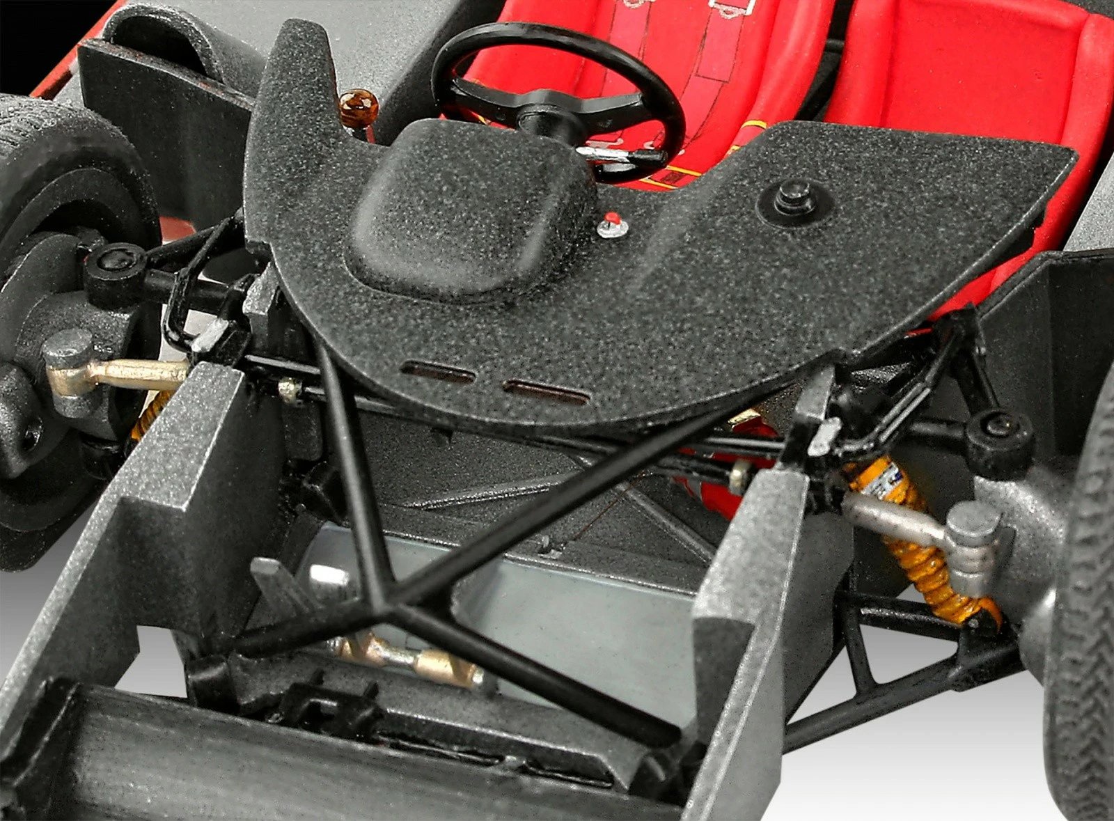 Model plastik makine Revell Porsche 917/10, 1:32, 64 pjesë, argjendtë