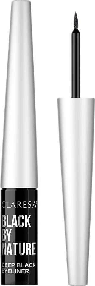 Eyeliner i lëngshëm për femra Claresa Black By Nature Super Black, e zezë e thellë, 4g