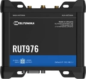 Ruter industrial TELTONIKA RUT976, 5G RedCap, 4 porta RJ45, Wi-Fi, i zi