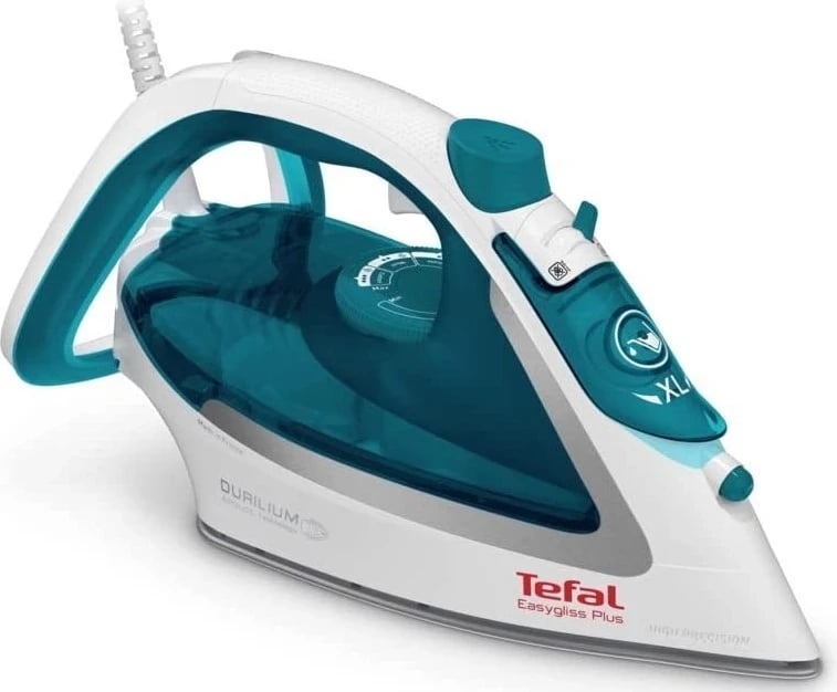 Hekurosja me avull Tefal Easygliss Plus, e bardhë-jeshile