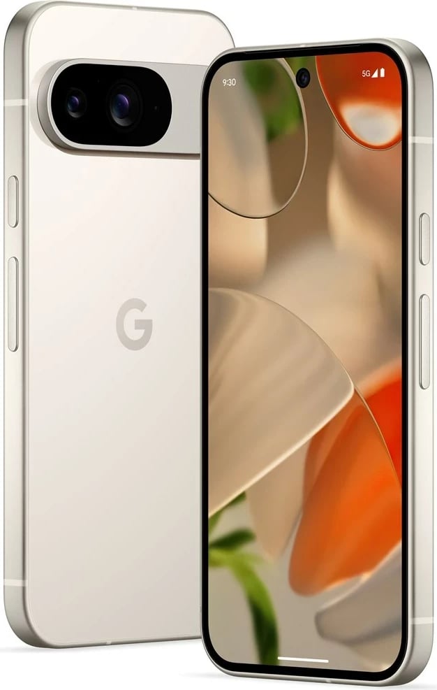 Celular Google Pixel 9, 6.3", 12 GB RAM, 128 GB, Android 14, Bardhë