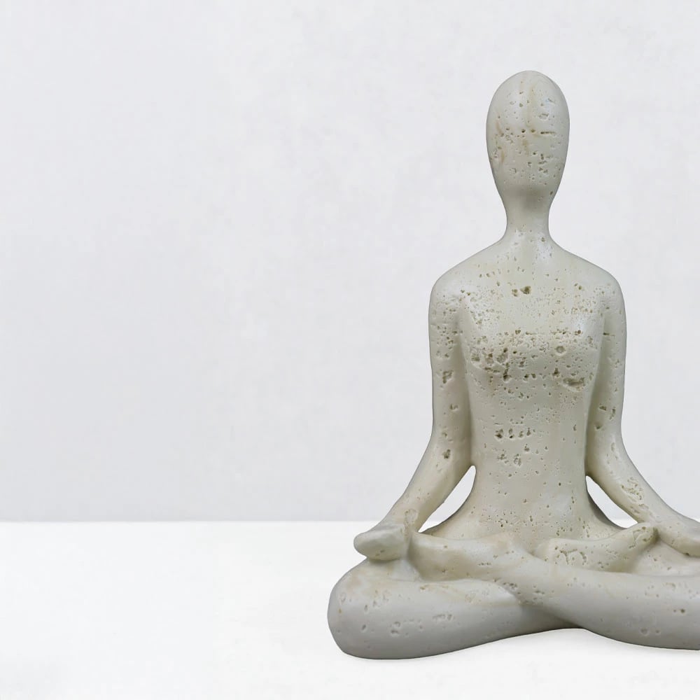 Dekor MORPH III, trup, 13x7.5x17.5cm, rrëshirë, bezhë