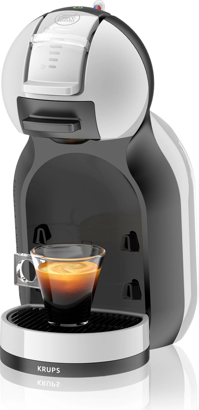Aparat kafeje kapsula Krups Mini Me KP123, 0.8L, 1500W, e zezë/inoks