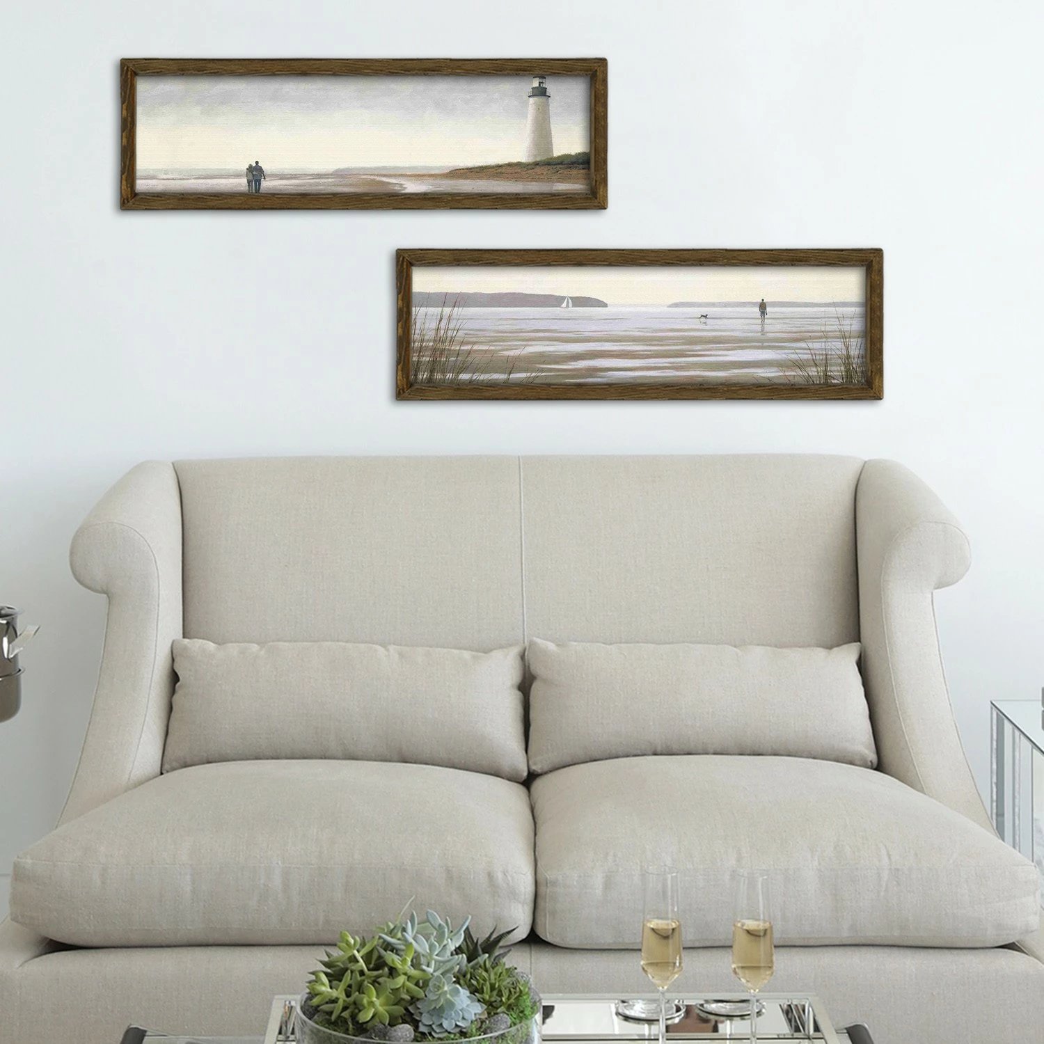 Pikturë dekorative me kornizë MDF (2 copë), Wallity, MZM738