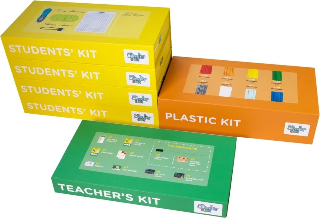 Set plastikash për 3Doodler Start, 3Doodler, 8SPSFULLED, shumëngjyrëshe